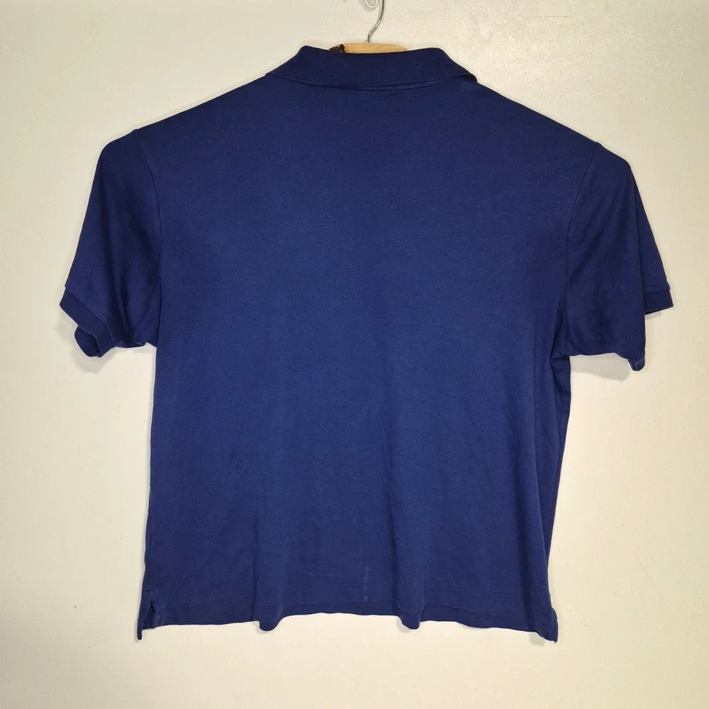 Polo Ralph Lauren Polo Shirt Mens 2XB Blue Short Sleeve‎ Preppy Flesh Pony