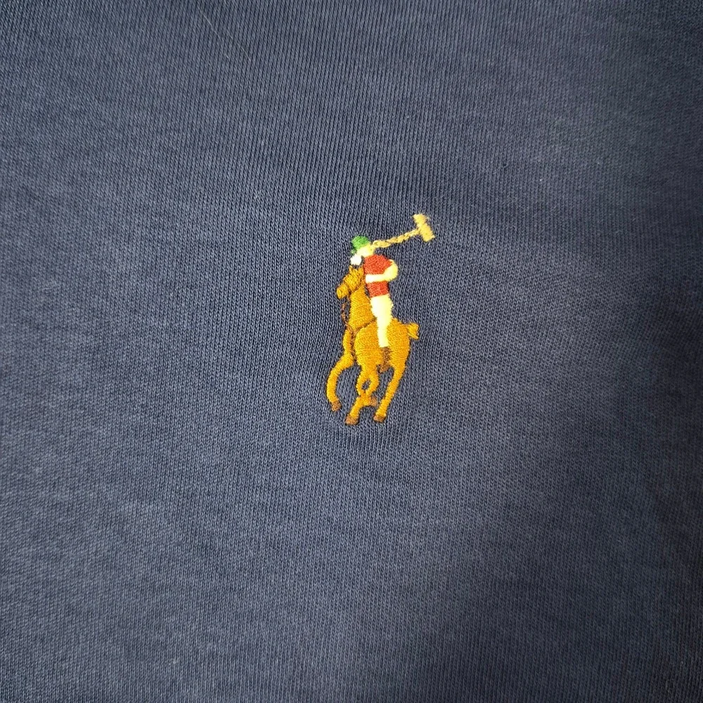 Polo Ralph Lauren Polo Shirt Mens 2XB Blue Short Sleeve‎ Preppy Flesh Pony