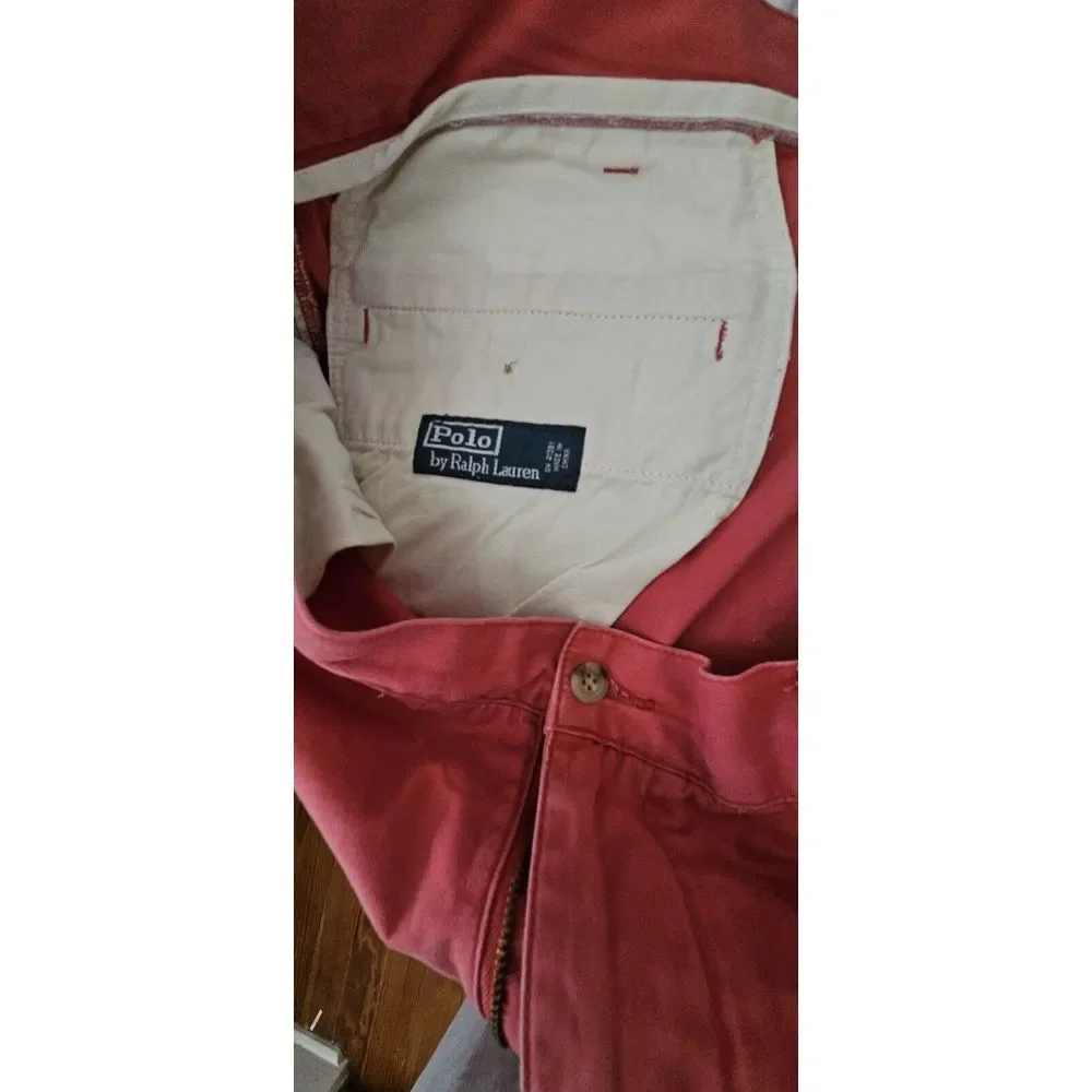 POLO  Ralph Lauren PONY men‎ Sz 40T shorts Salmon Pink flat front classic