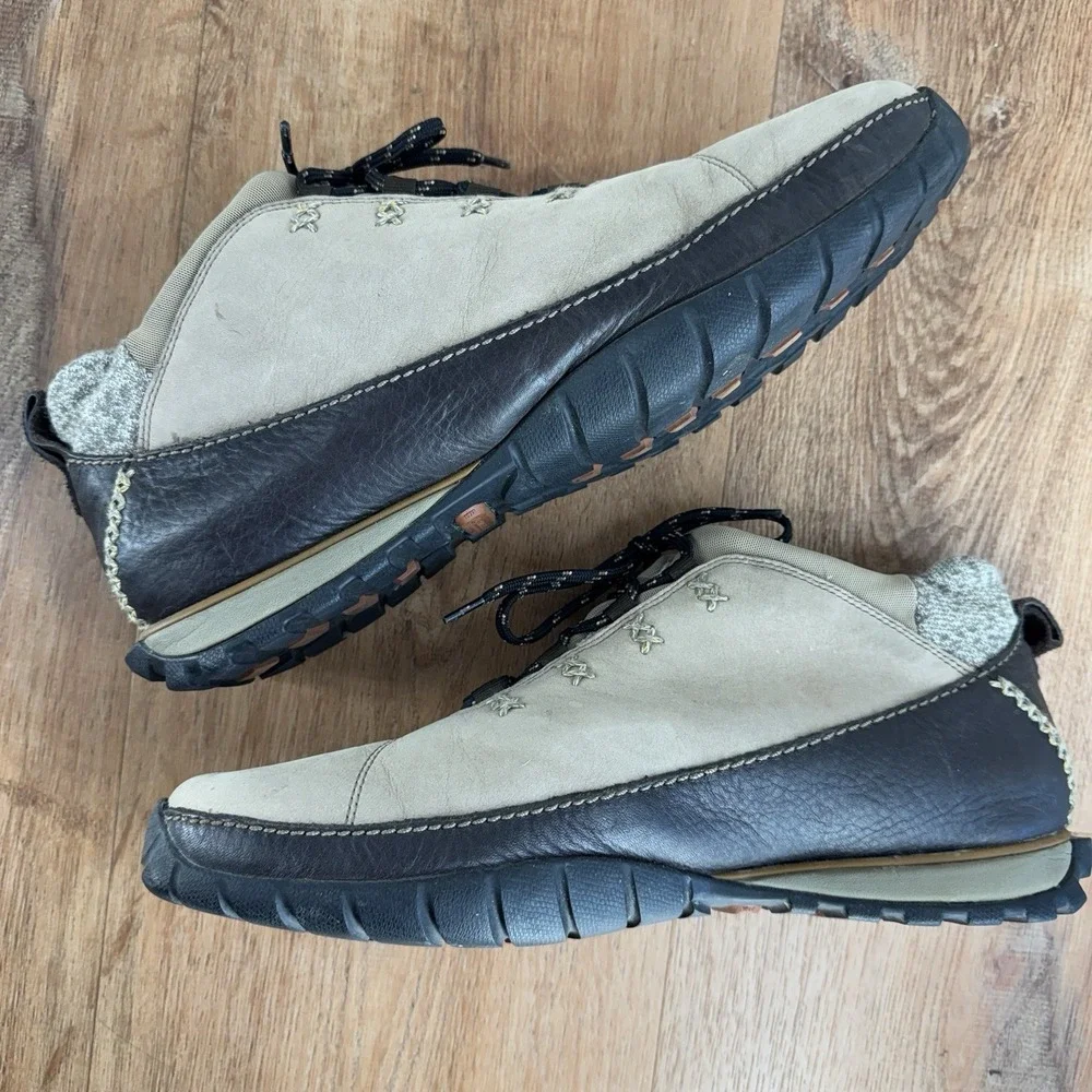 Timberland Smartwool Shoes Mens Size 12 Tan Leather Hiking Camping