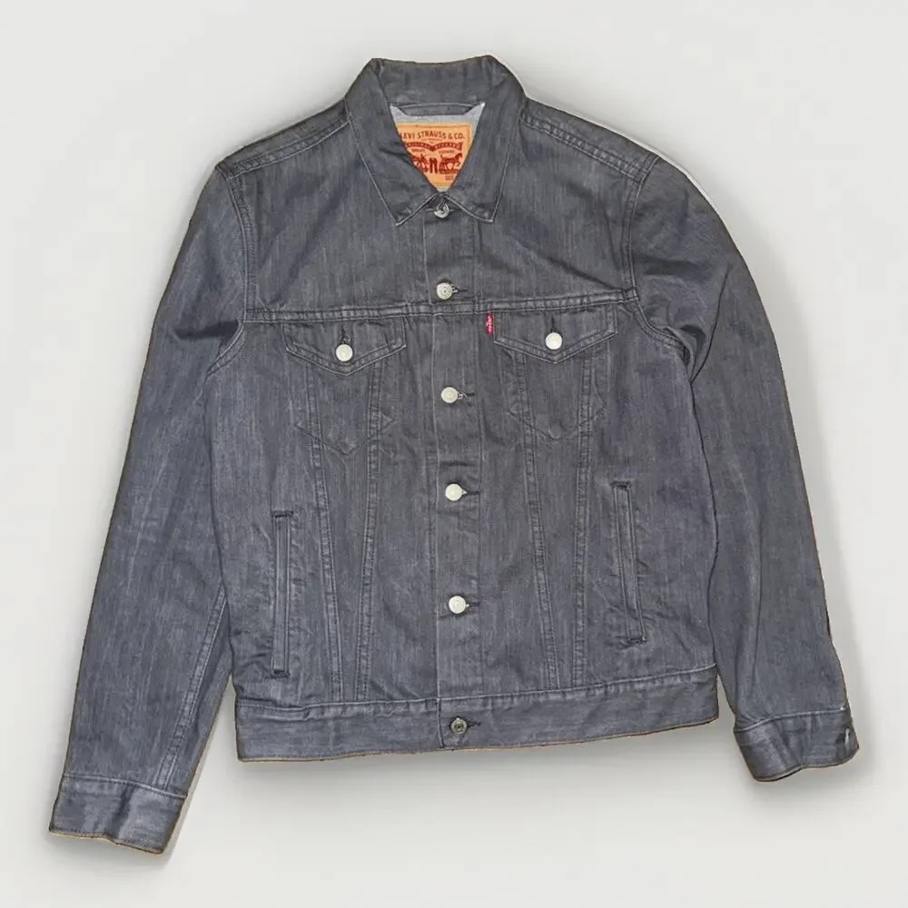 Levi’s Type 3 Denim Jacket Medium Grey 20x25 USA Workwear Vintage