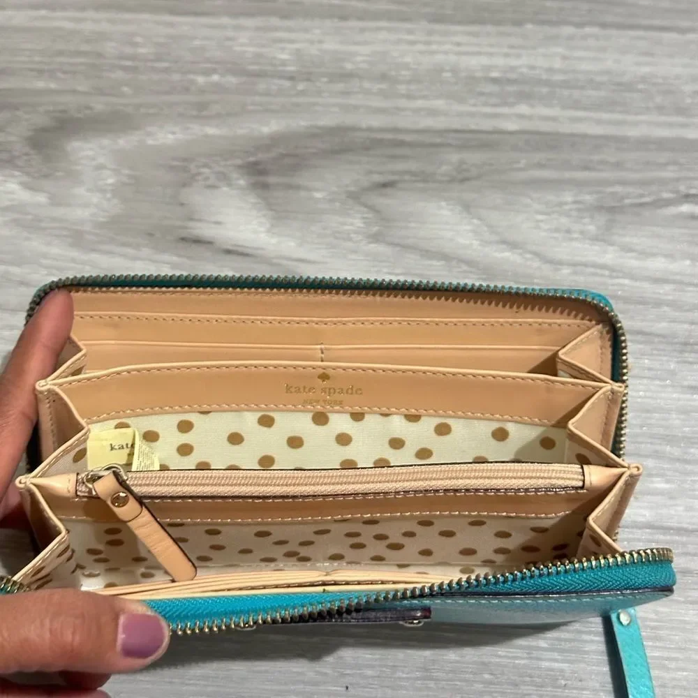 Kate Spade Aqua Blue Wallet