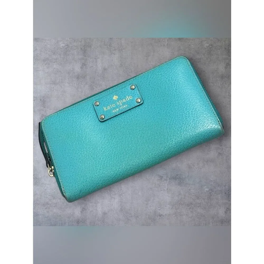 Kate Spade Aqua Blue Wallet