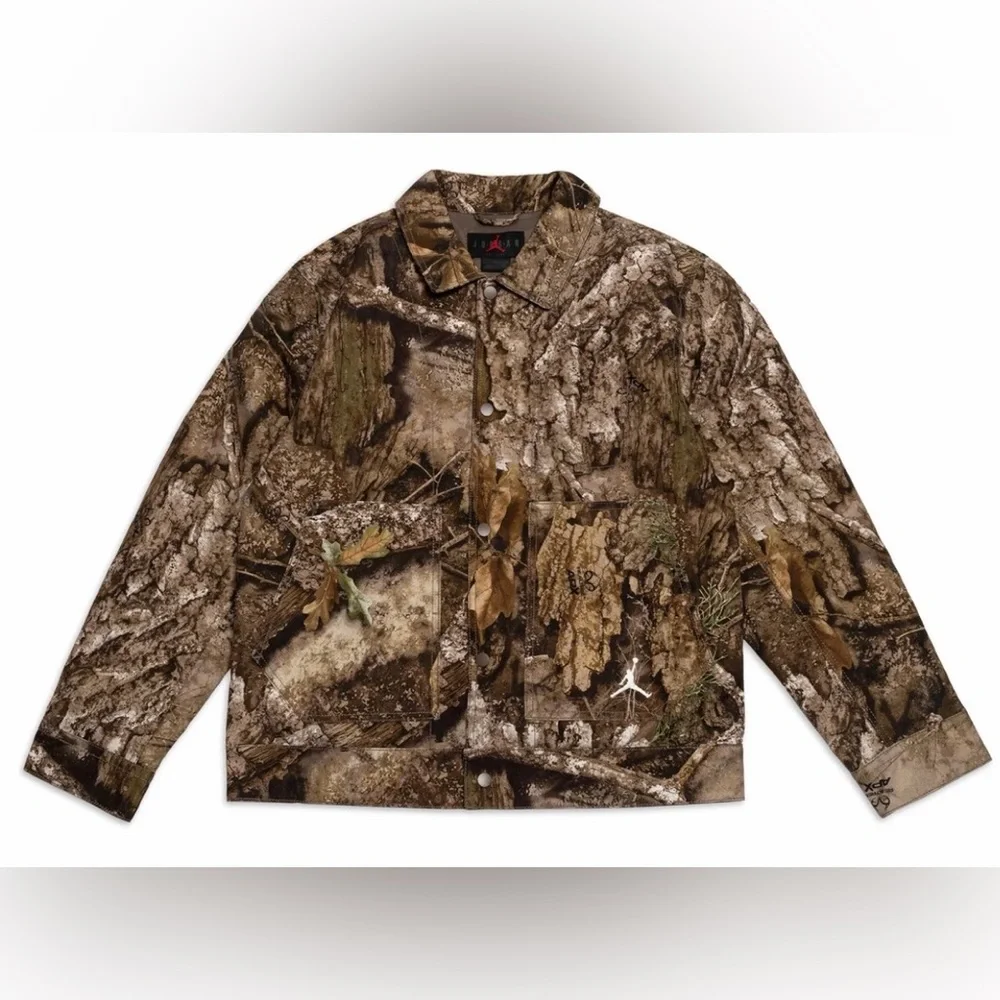 Nike Jordan Flight Chicago Realtree Jacket Camo HV0649-222 Men’s Size XXL