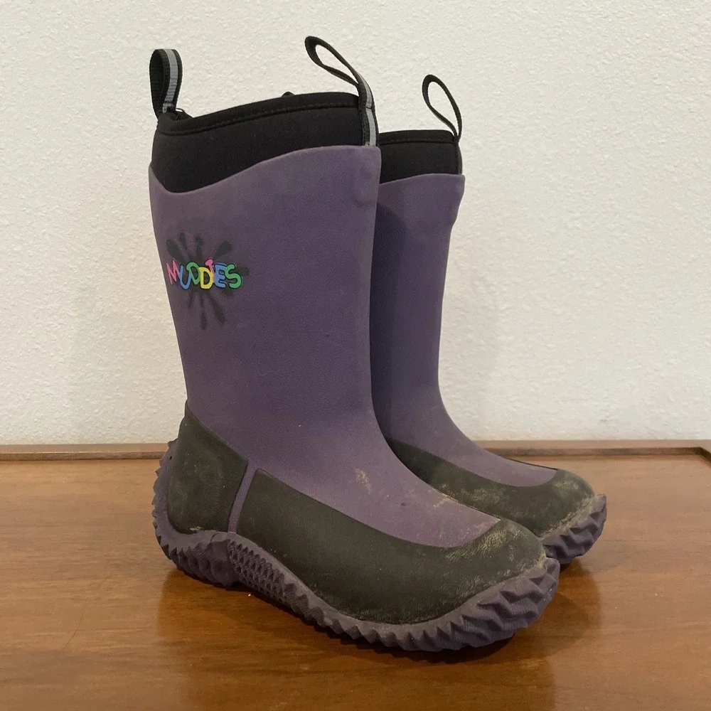 Muddies Wellies‎ Rain Boots Purple Size Kids 12 EU 29