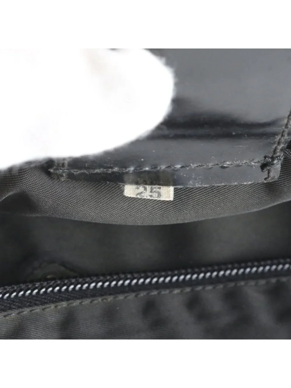 Prada Tessuto Nylon Triangle Logo Leather Shoulder Bag Crossbody Messenger