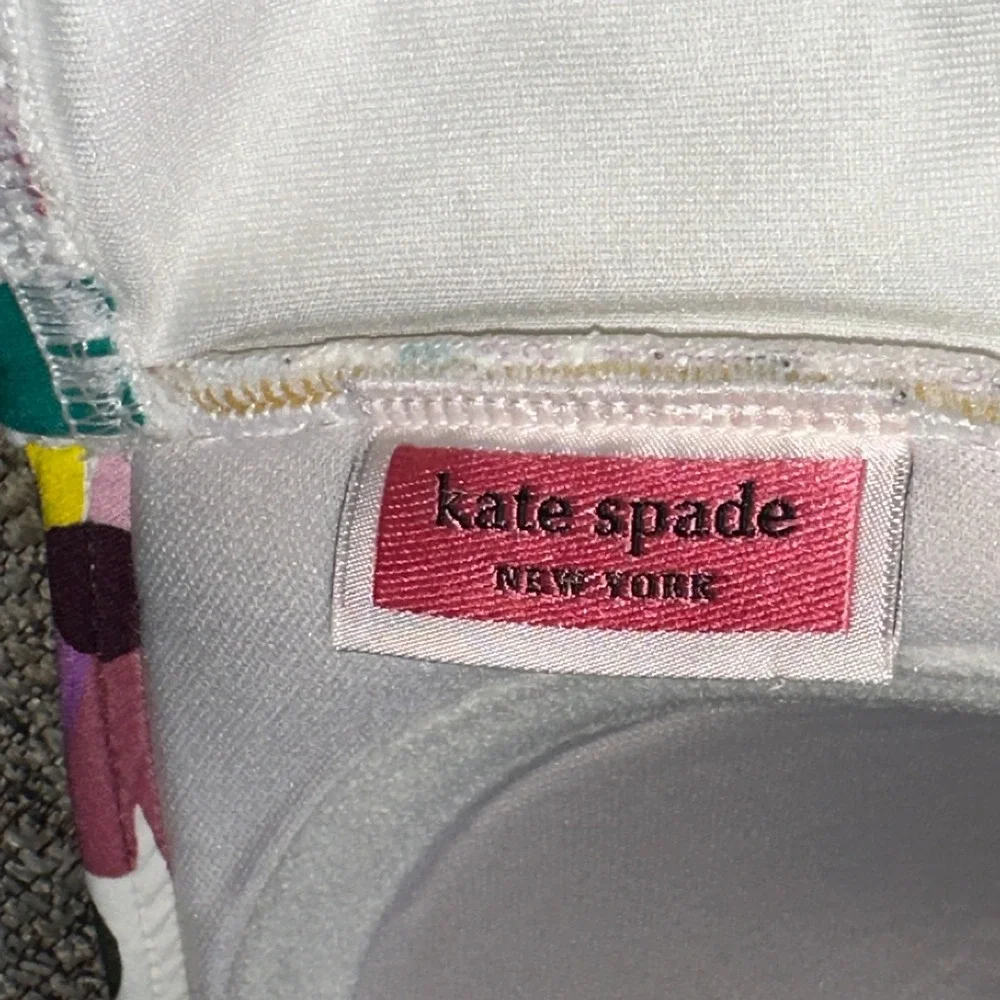 Kate Spade New York Women Wallflower Printed Floral Pink Bikini Swim Top fits XS