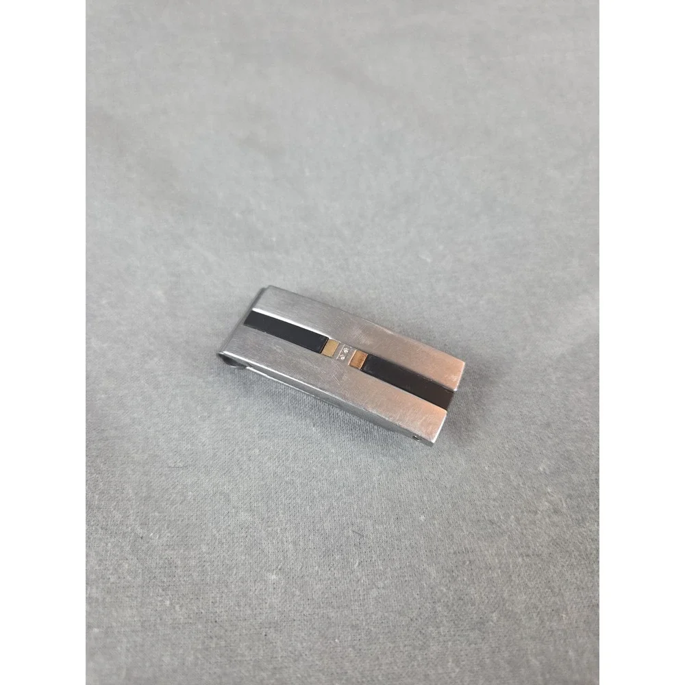 Titanium 18k Gold‎ Stainless Steel  Two Chip Diamonds LOTUS  2