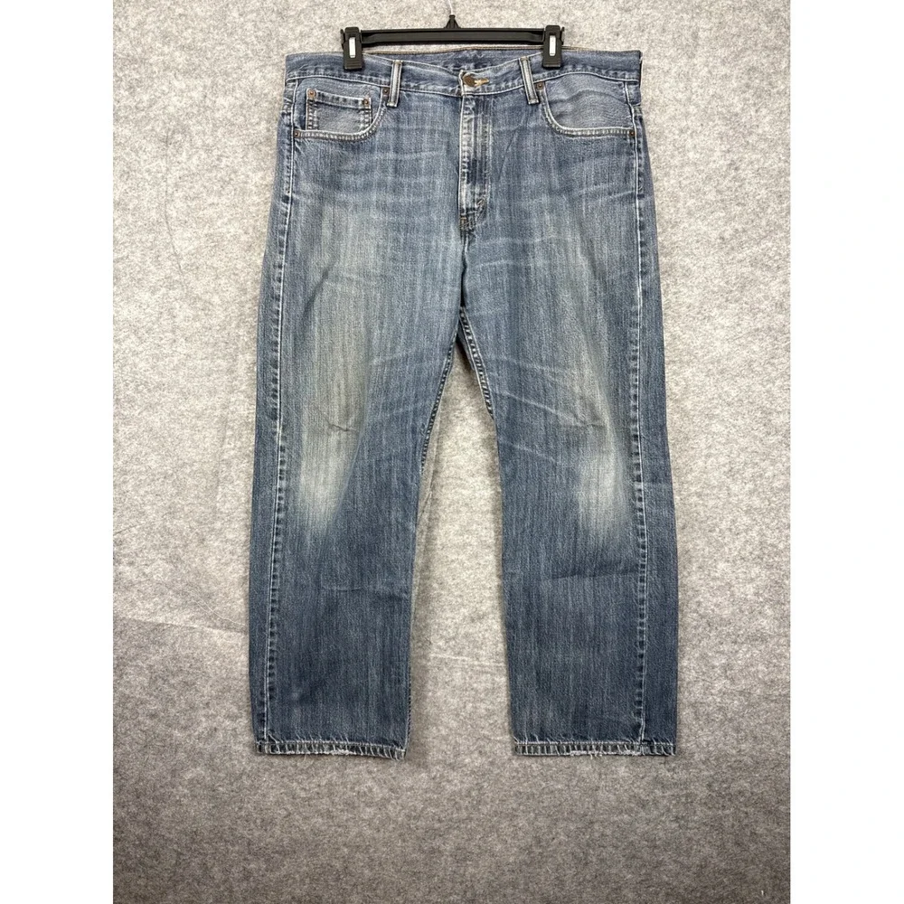 Levis 569 Loose‎ Straight Jeans Mens 36x30 Blue Denim Medium Wash 00569-0201