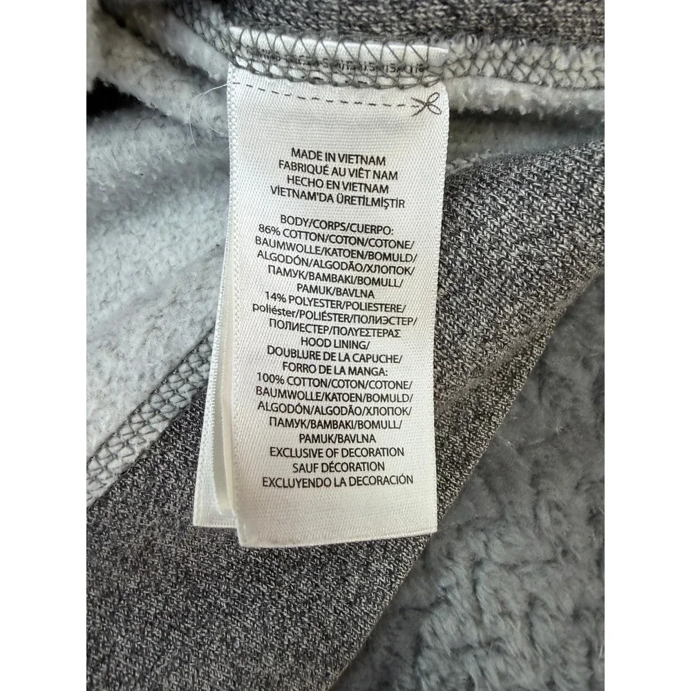 Polo Ralph Lauren Full Zip Hoodie Mens XL Grey‎ Classic Pony Logo Fleece Jacket