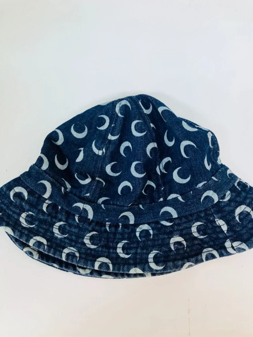 MARINE SERRE Sun Protection Visor Women's Denim Bucket Hat Casual