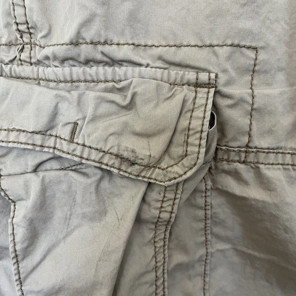 Polo Jeans Co Ralph Lauren Cargo Shorts Mens‎ 36 Khaki TDMK Service 55-TWR