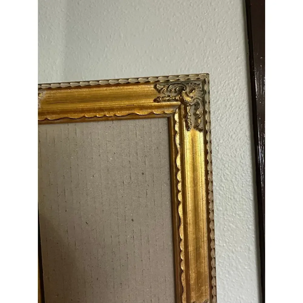 French baroque frame vintage 5x7 gold scrolling Victorian romantic home decor