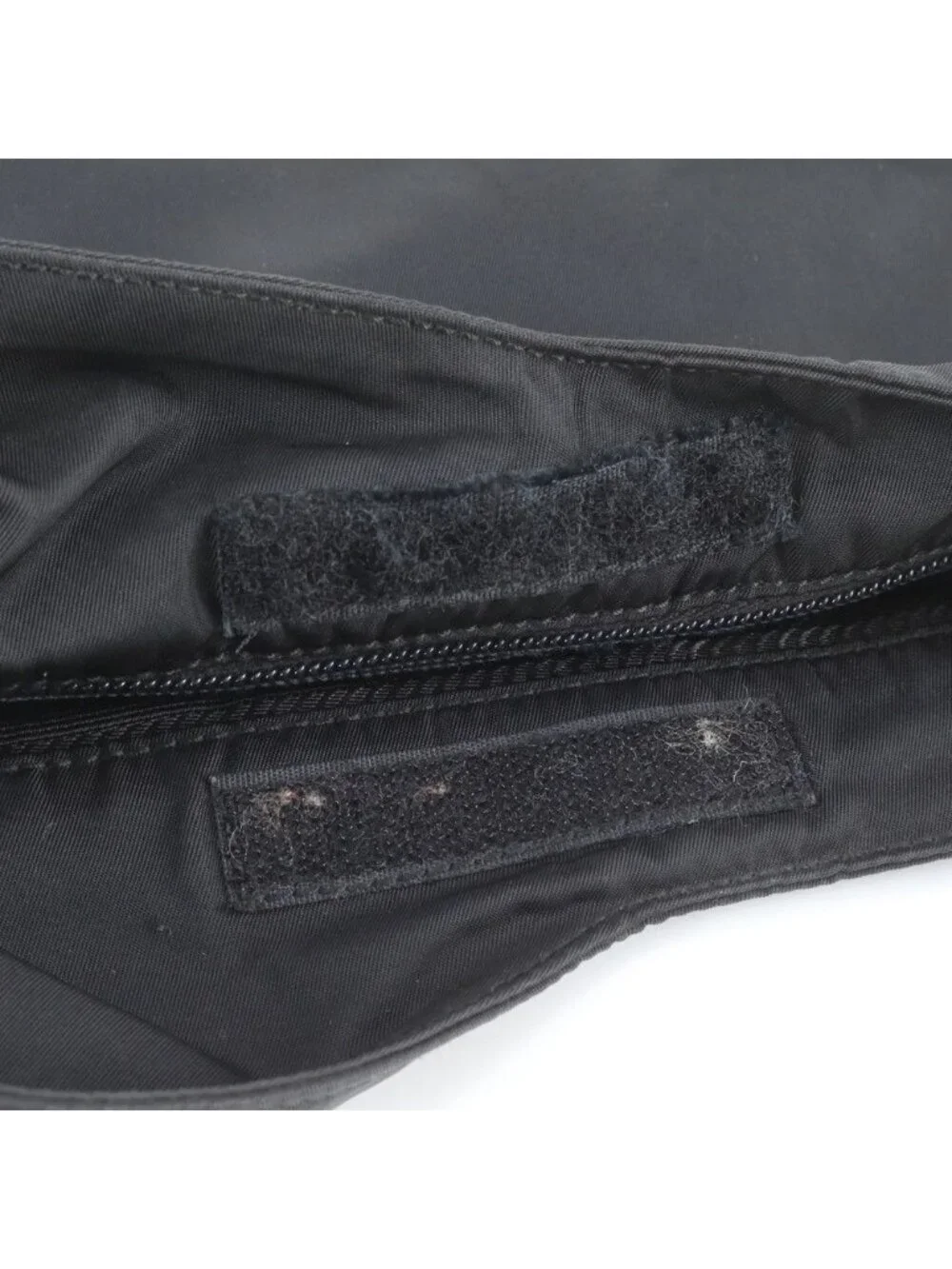 Prada Tessuto Nylon Triangle Logo Leather Shoulder Bag Crossbody Messenger