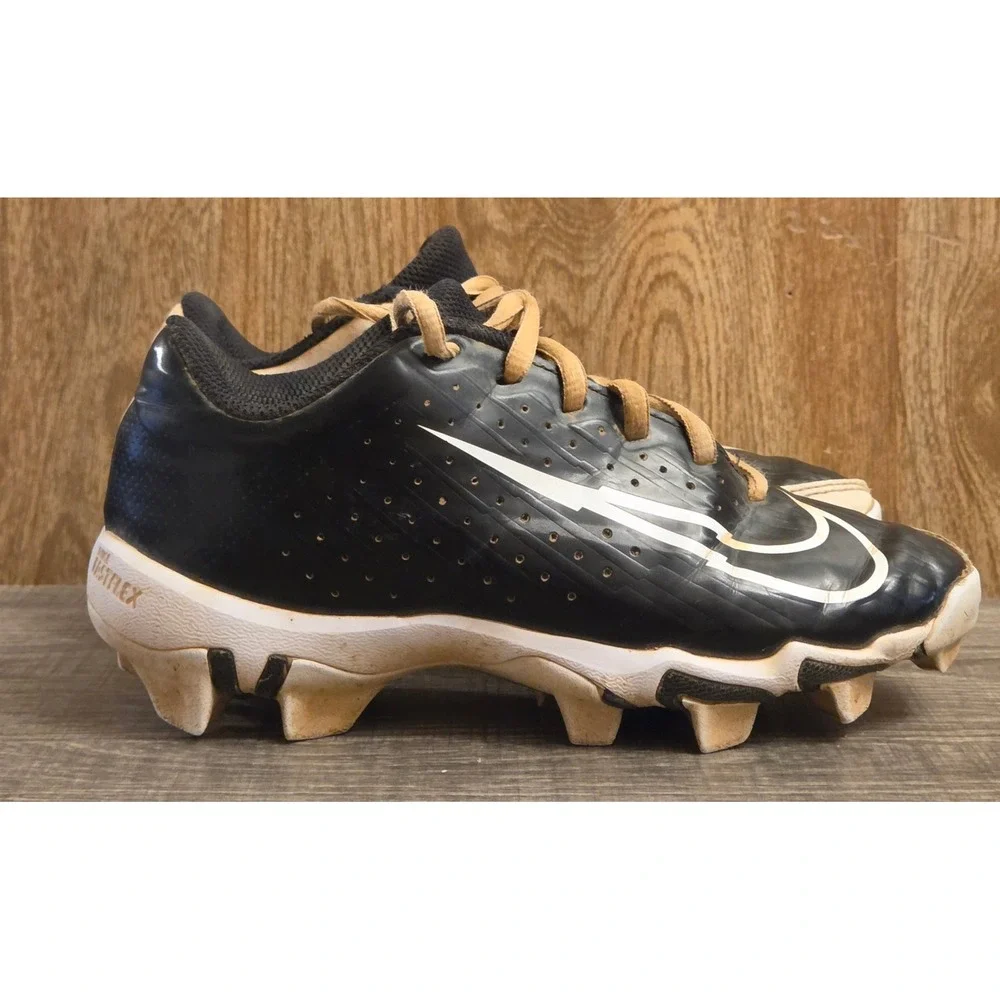 Nike Vapor Ultrafly 4 Keystone Baseball Cleats Youth Size 1.5Y Black White