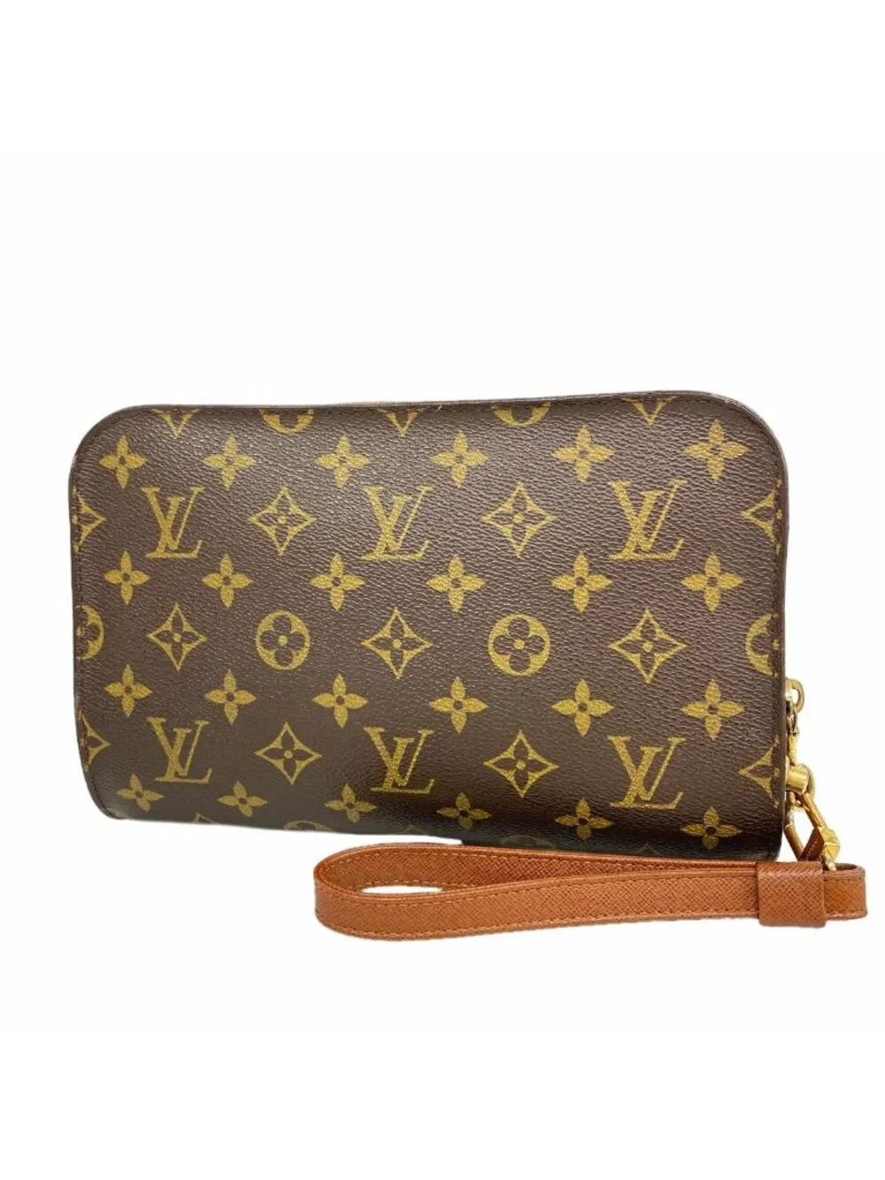 Louis Vuitton Clutch Monogram Orsay Brown