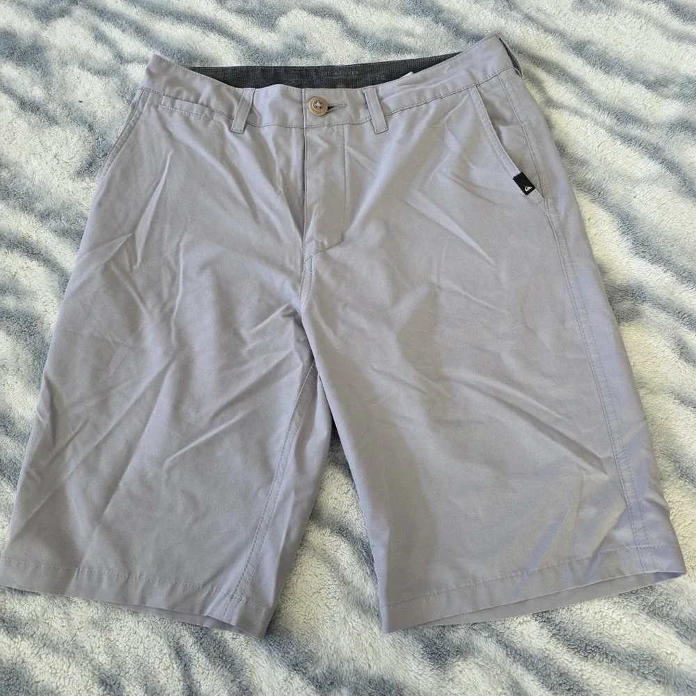 Quiksilver Amphibian Hybrid Shorts Mens 28 Gray Quick Dry Walkshorts Boardshorts