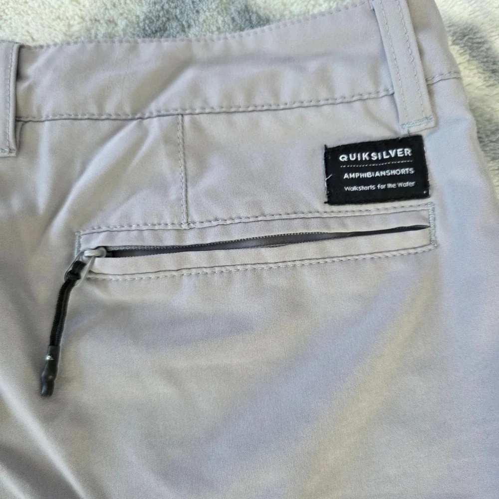 Quiksilver Amphibian Hybrid Shorts Mens 28 Gray Quick Dry Walkshorts Boardshorts