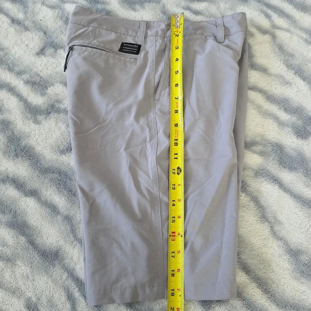 Quiksilver Amphibian Hybrid Shorts Mens 28 Gray Quick Dry Walkshorts Boardshorts