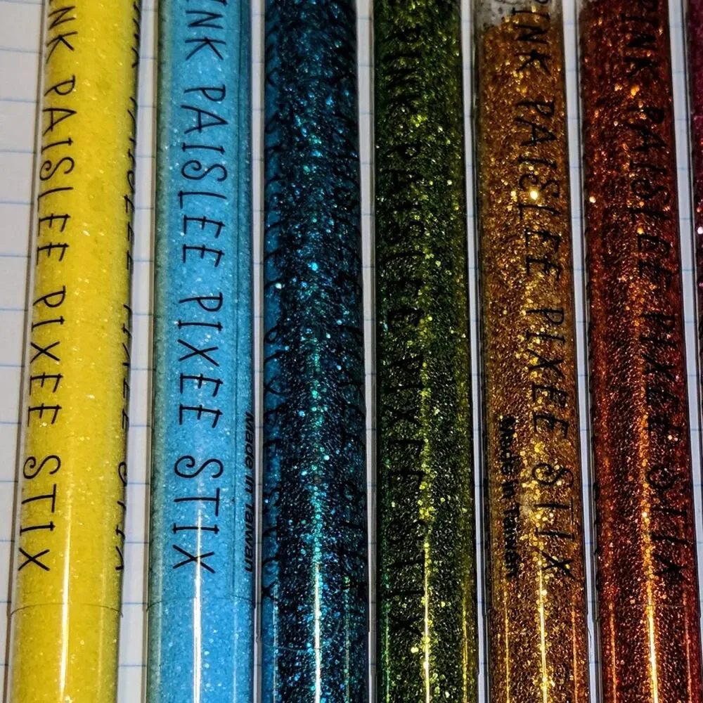 PINK PAISLEE PIXIE STIX Metallic Glitter Sticks