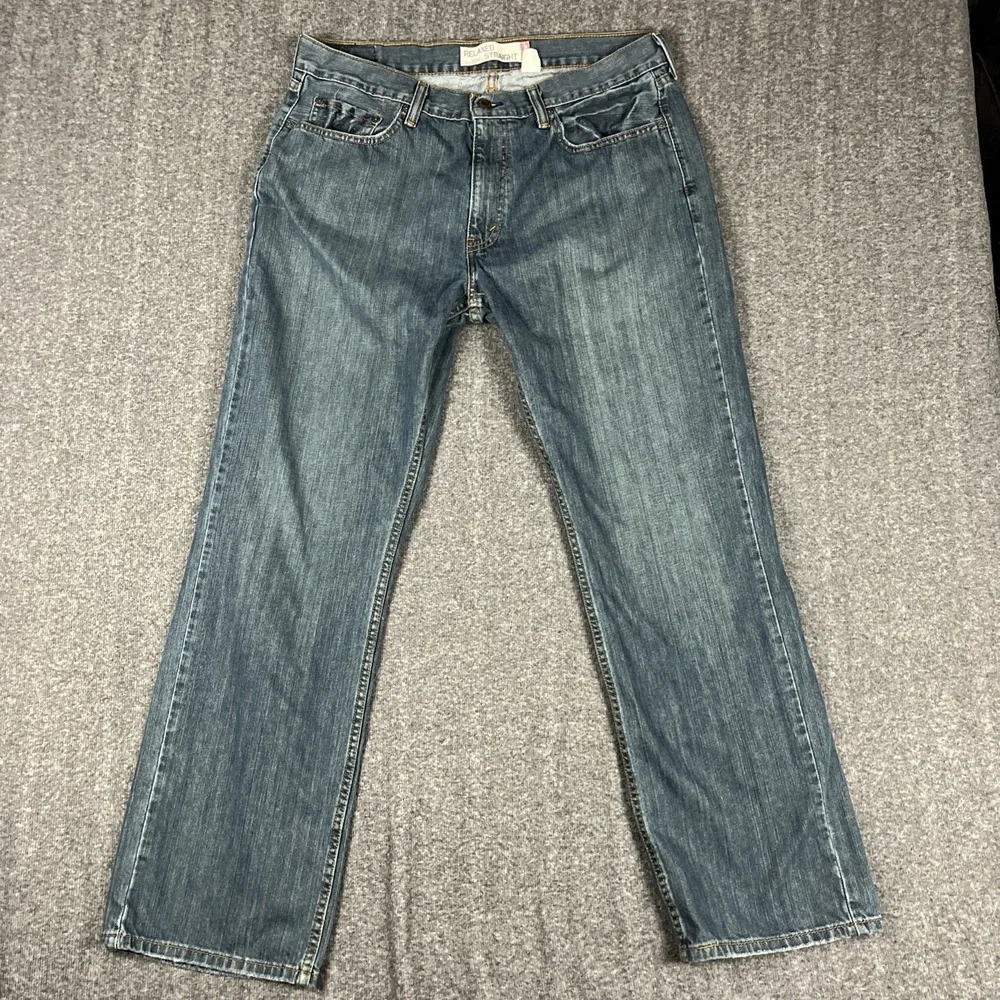 Vintage Levis‎ 559 Jeans Mens Tag 36x32 Blue Relaxed Denim Work Y2K W34 L31.5