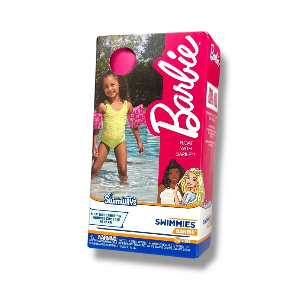 Barbie SwimWays Swimmies Floaties 3-5 Years Pool‎ Swim Help New Sealed Mattel