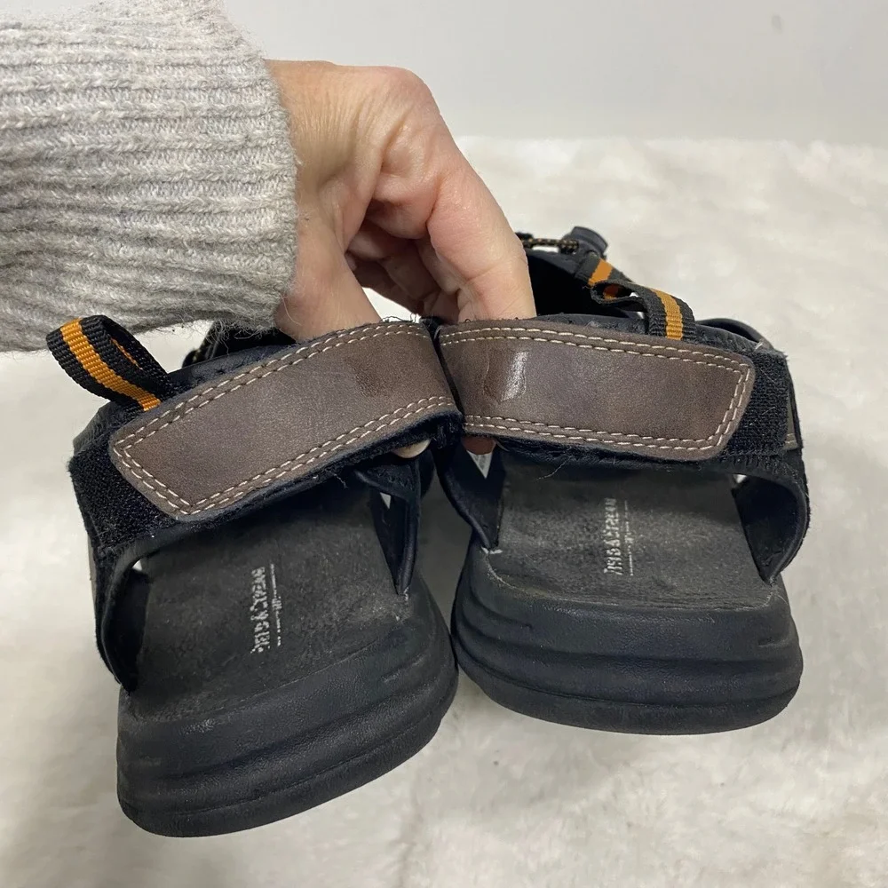 Field & Stream Mens Fisherman Sandals Brown Lace Up Outdoor Size 12‎