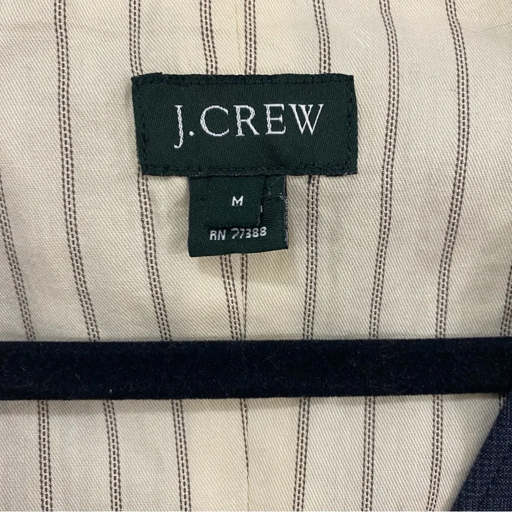 J. Crew Men's Wool‎ Cotton Blend Vest, Size M, From 2008 Line, Classic