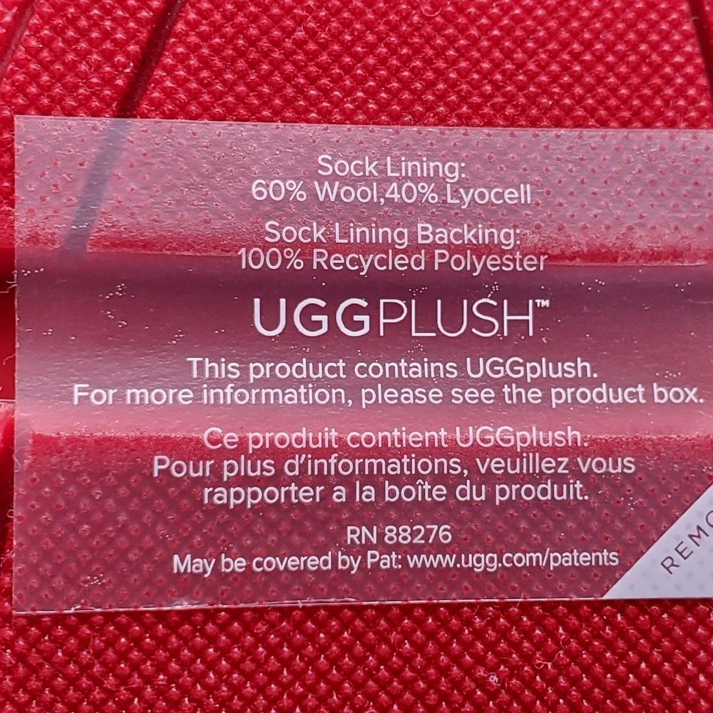 UGG Drizlita Kids Rain Boots Red Rubber Size 6 Logo Sole 1130361K‎