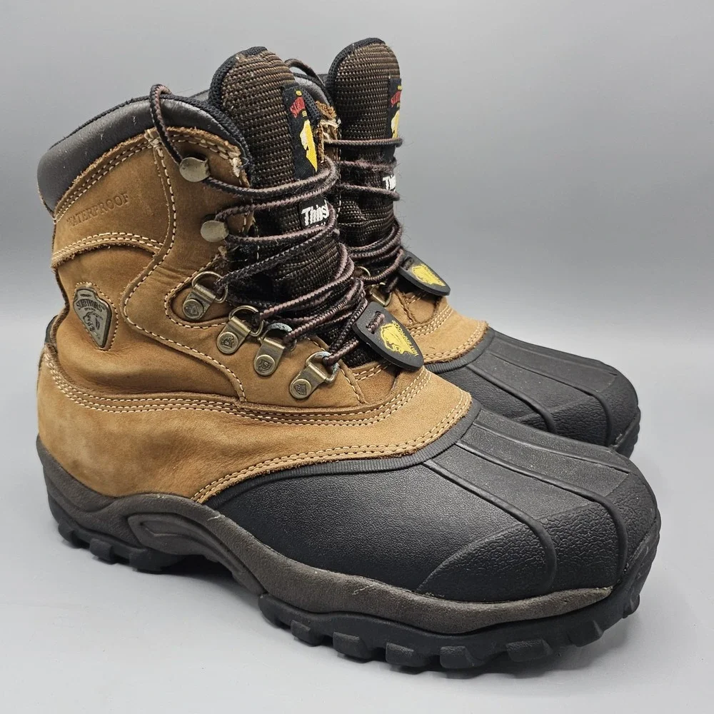Herman Survivor Waterproof‎ Leather Titan Work Boots Size 9 Slip Oil Resistant