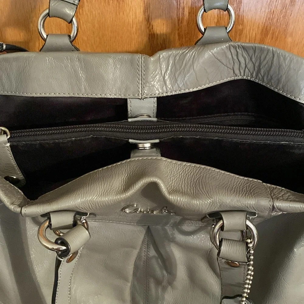Coach Ashley Patent Leather Carryall
