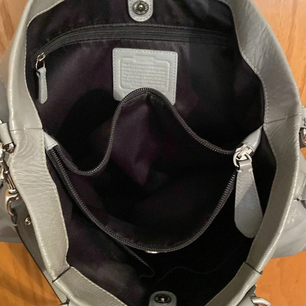 Coach Ashley Patent Leather Carryall