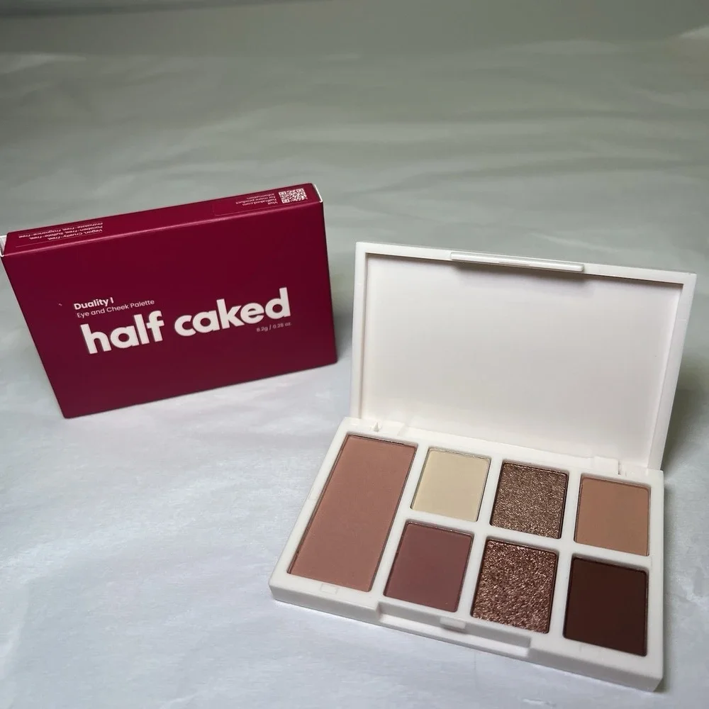 Half Caked Duality I Eye and Cheek Palette 6 Eyeshadow & 1‎ Blush NEW Free Ship!