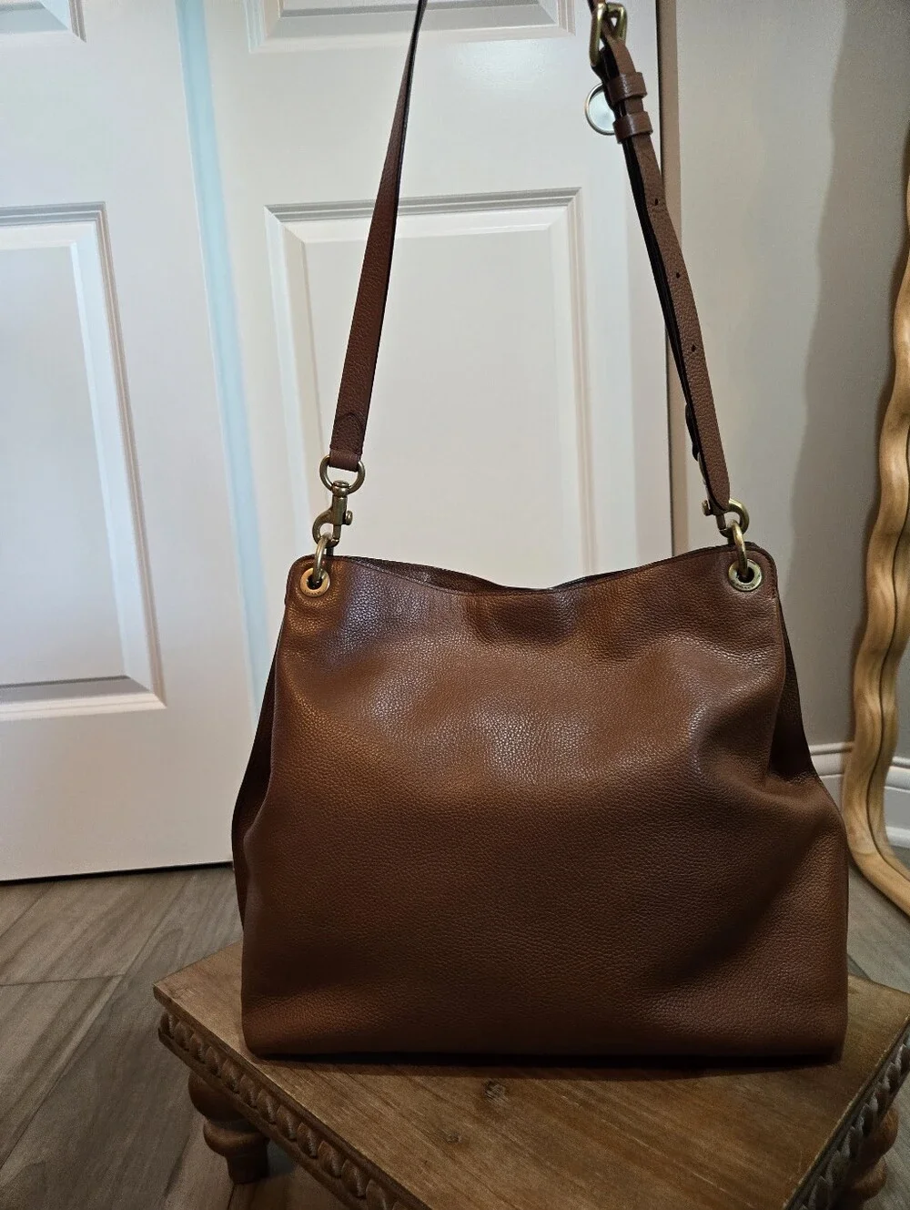 Coach Tabby Hobo Bag 78207 – Polished Pebble Leather | Saddle
