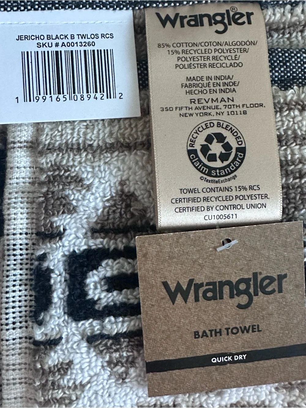 Wrangler free bathrooms fabric