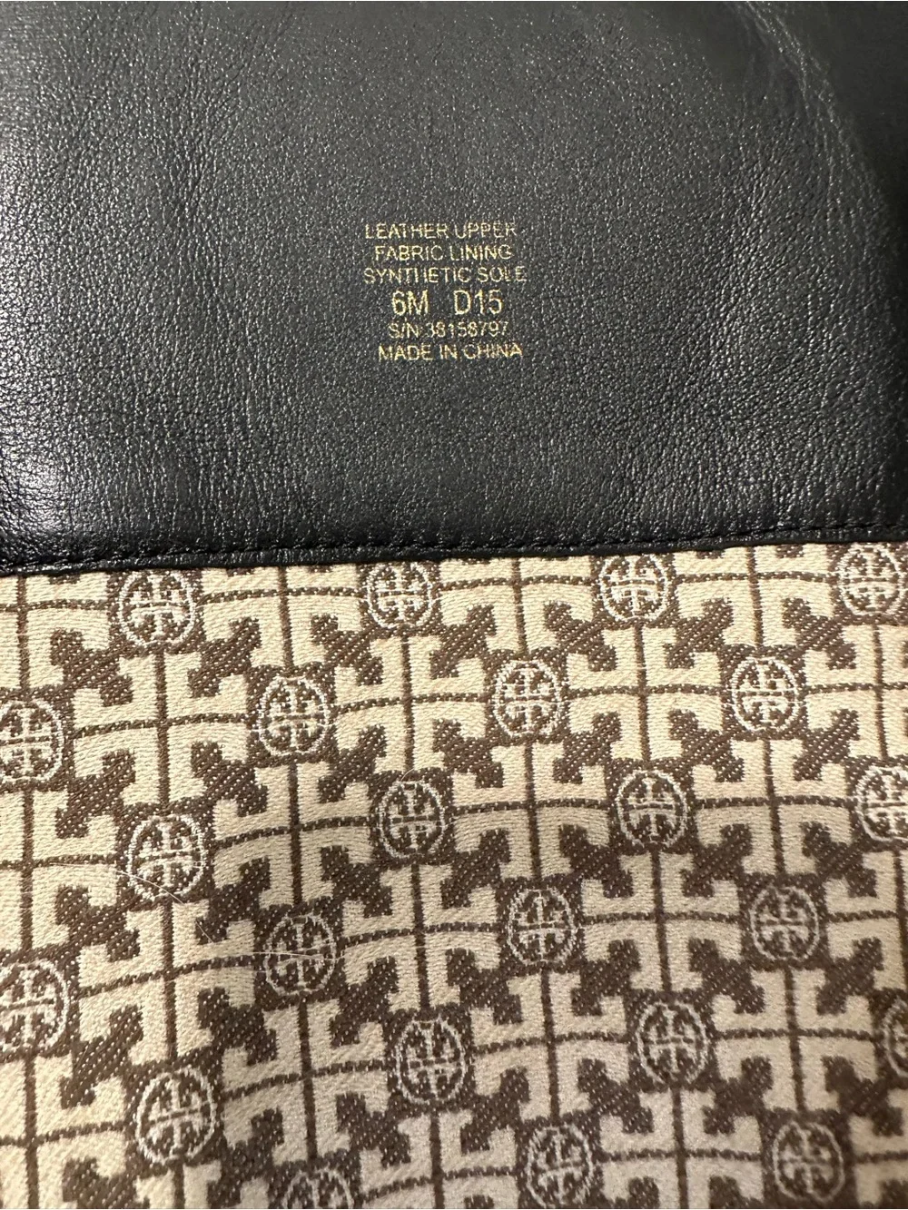 Tory Burch Black Leather Knee-High Logo Riding Boots