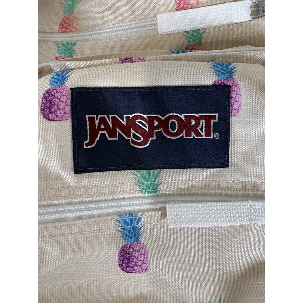 Jansport Student Backpack Leopard Pineapple Print Muiltcolor School Bag 2 Straps