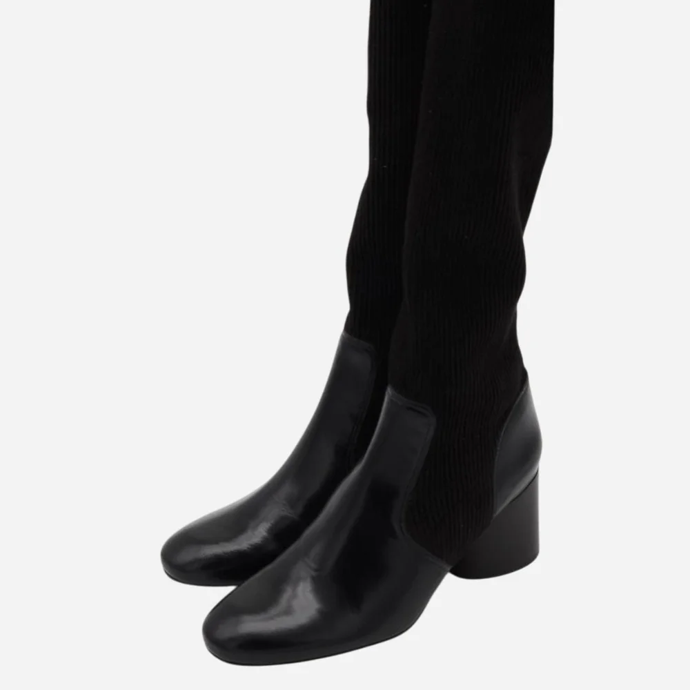 TORY BURCH Size 6‎ Black Heeled Boots