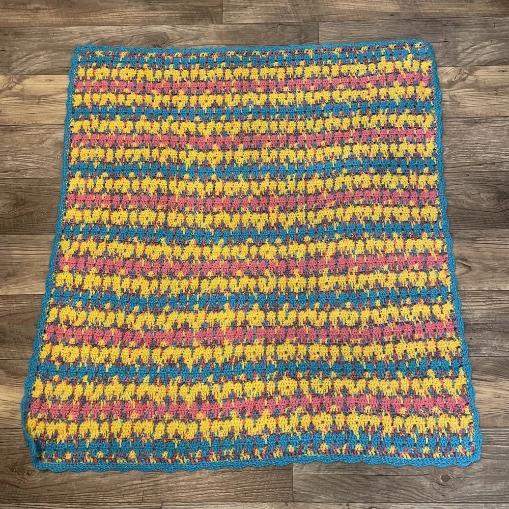 Handmade crochet multicolor