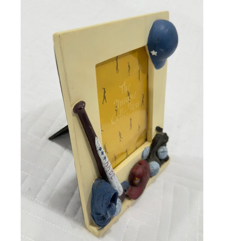 Vintage Baseball 3D Resin Photo‎ Frame The Unique Collection 90s Sports Decor