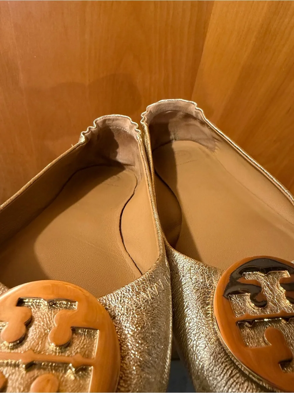 Tory Burch champagne gold