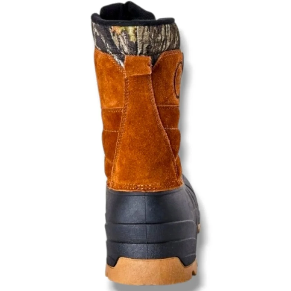 NWT Ozark Trail Mossy Oak Men's Pac Snow Boots w/ 3M Thinsulate & Suede Size 10