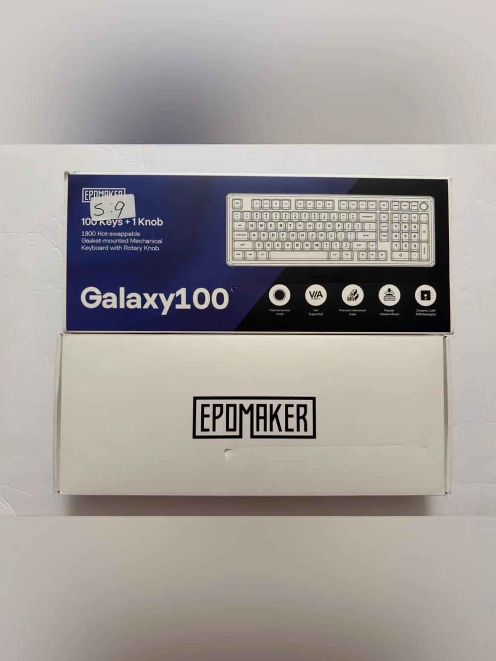 Epomaker Galaxy 100 Aluminum Mechanical Keyboard HMX Switches Matcha Butter milk