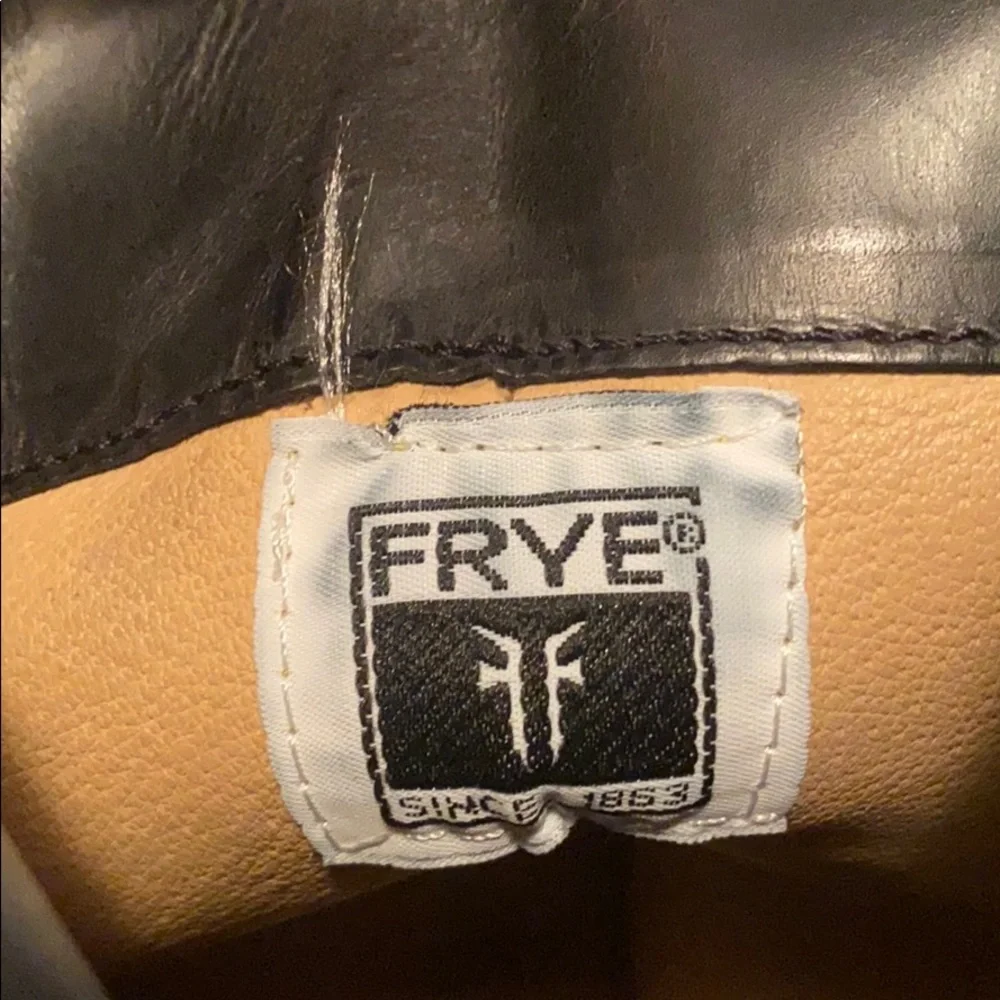 Frye black leather