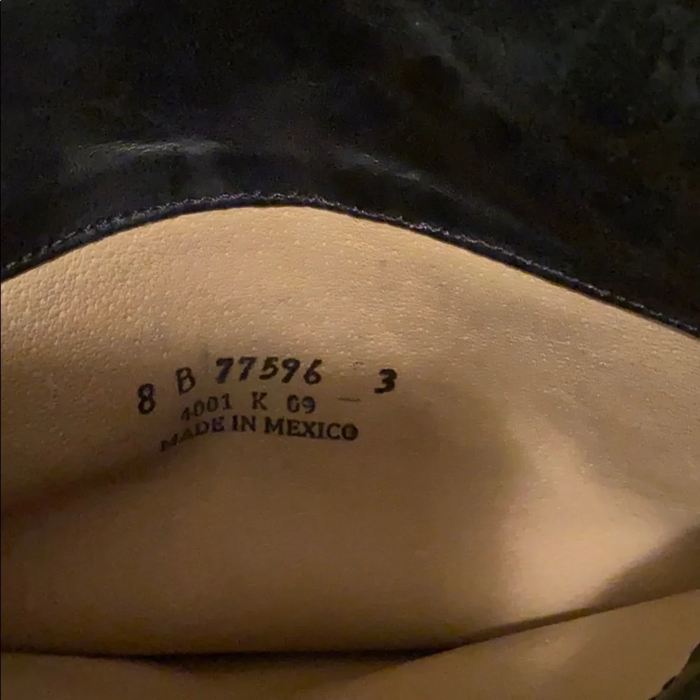 Frye black leather