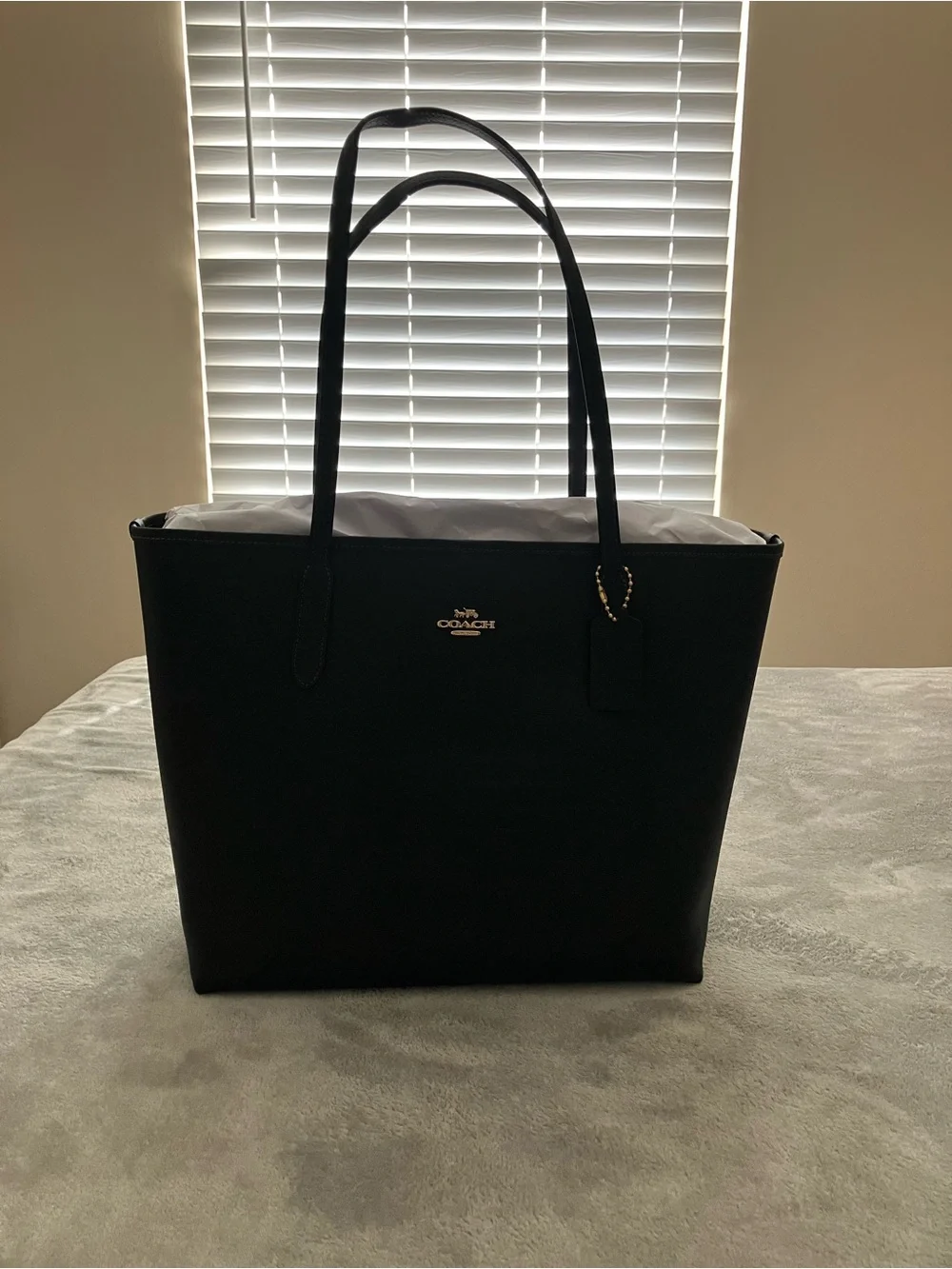 NWT Coach City Tote in Black