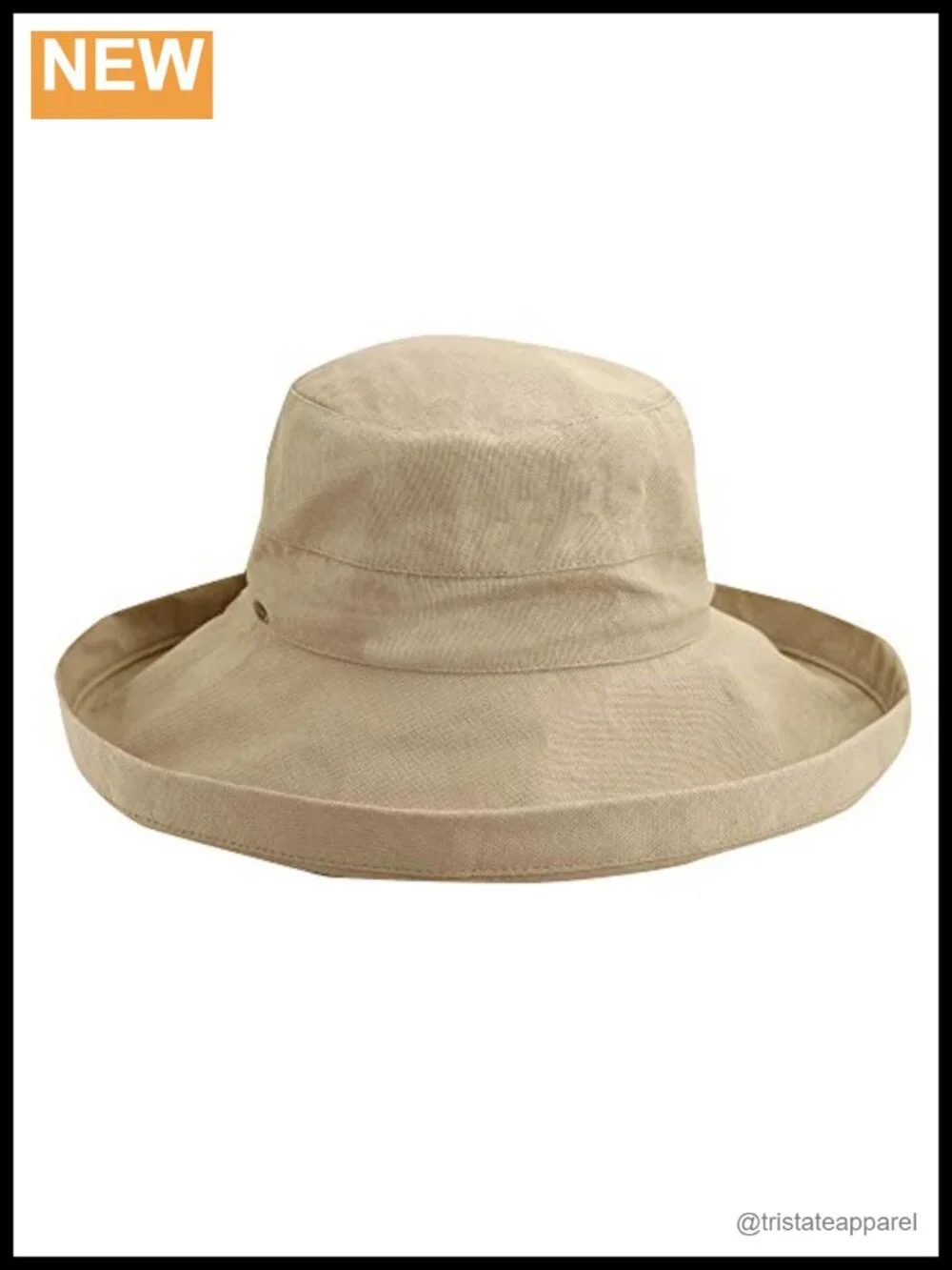 Women's Medium Brim Cotton Sun Hat UPF 50+ Foldable