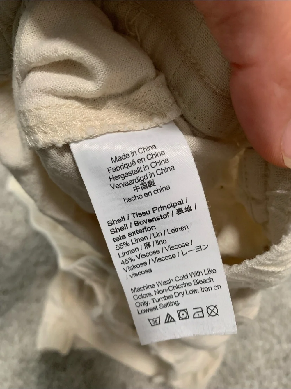 J. Crew crew linen