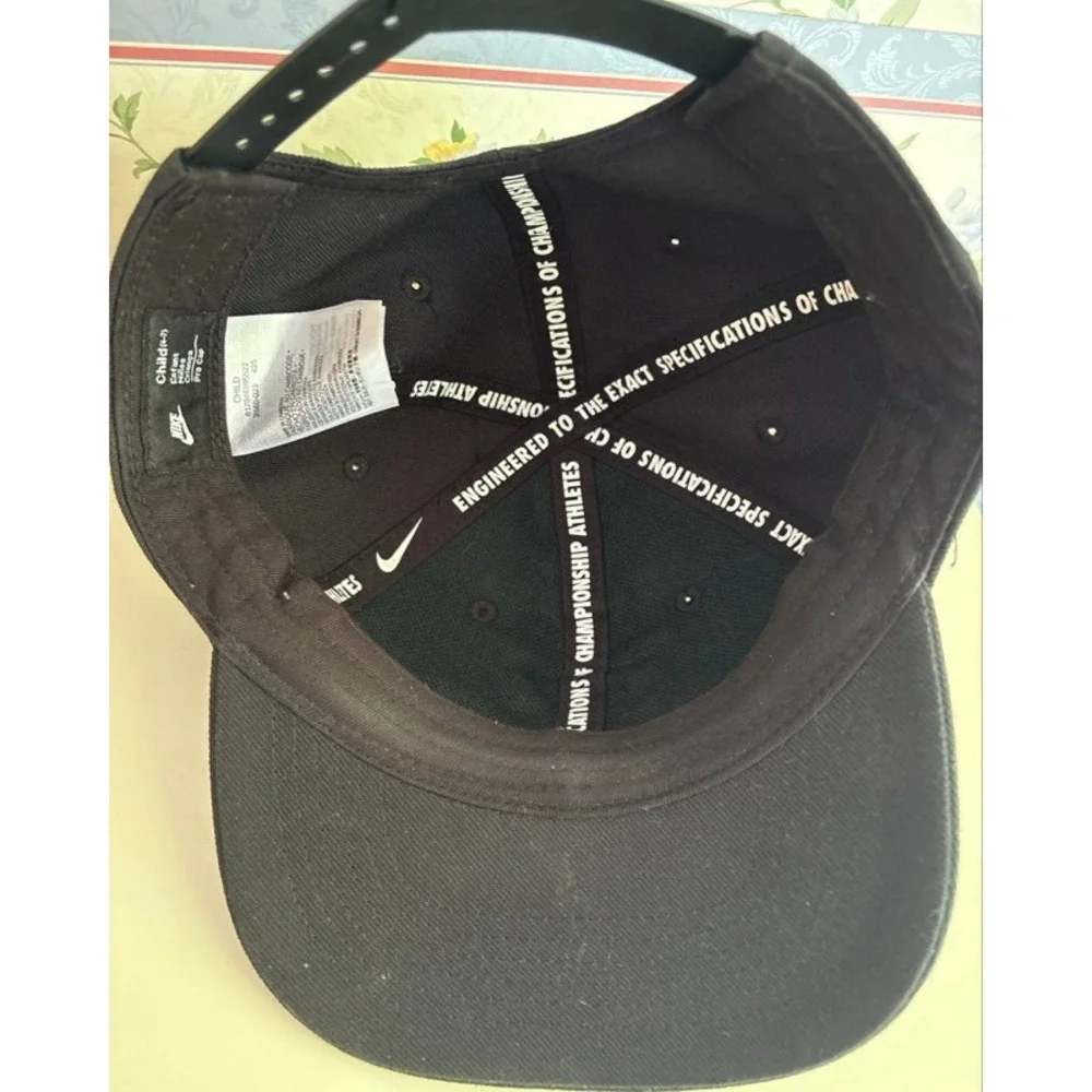 Nike Kids Pro Cap Black White Futura‎ Logo Snapback Hat Child 4-7 617846-023