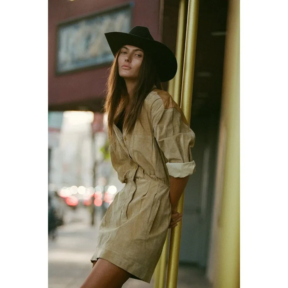 Lack of Color The Ridge in Black Small New Womens Western Beach fesitval